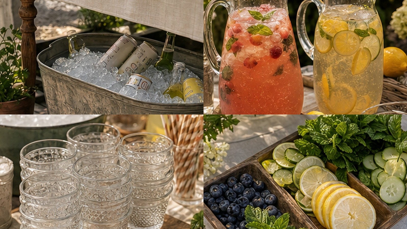 BBQ Drink Table Ideas That Keep Guests Out of Your Kitchen