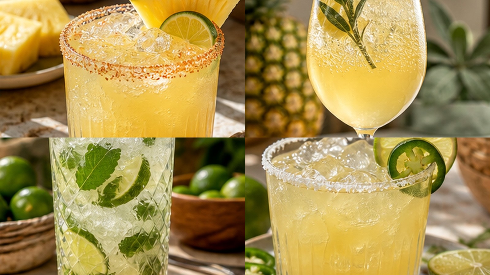 Pineapple Party Drinks That Stay Grown Up, Not Syrupy