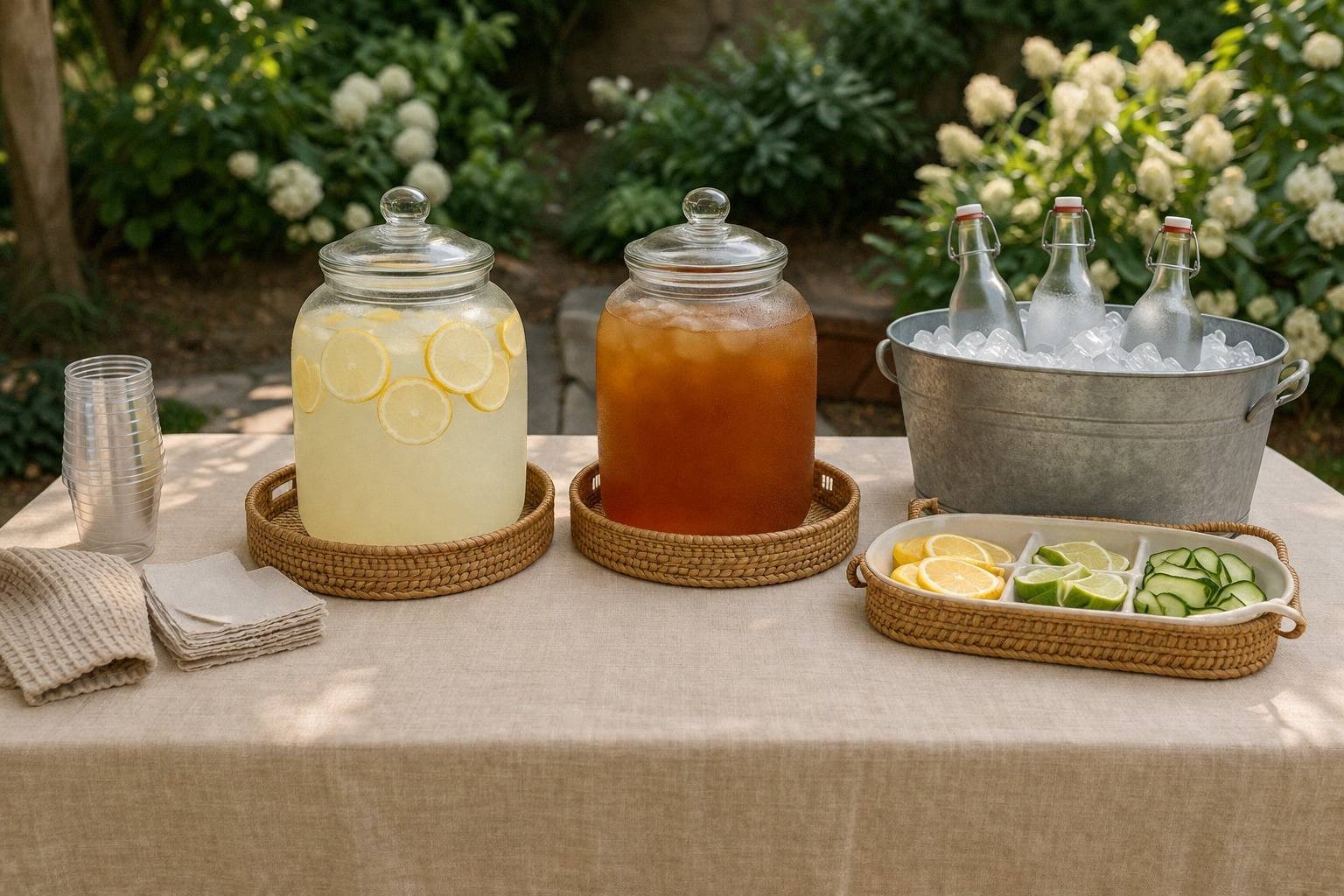 10 BBQ Drink Station Ideas, Plus a Complete Shop-the-Look Guide