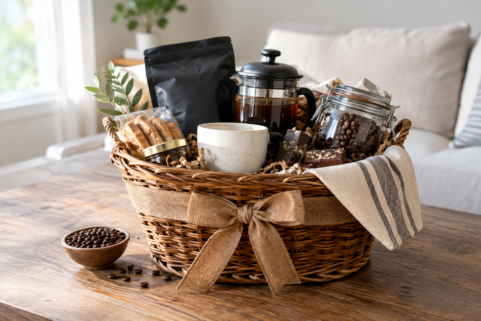 Illustrative coffee gift styling; not a photo of the linked item