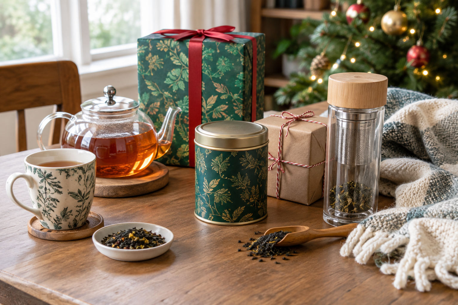 Illustrative tea gift styling; not a photo of the linked item