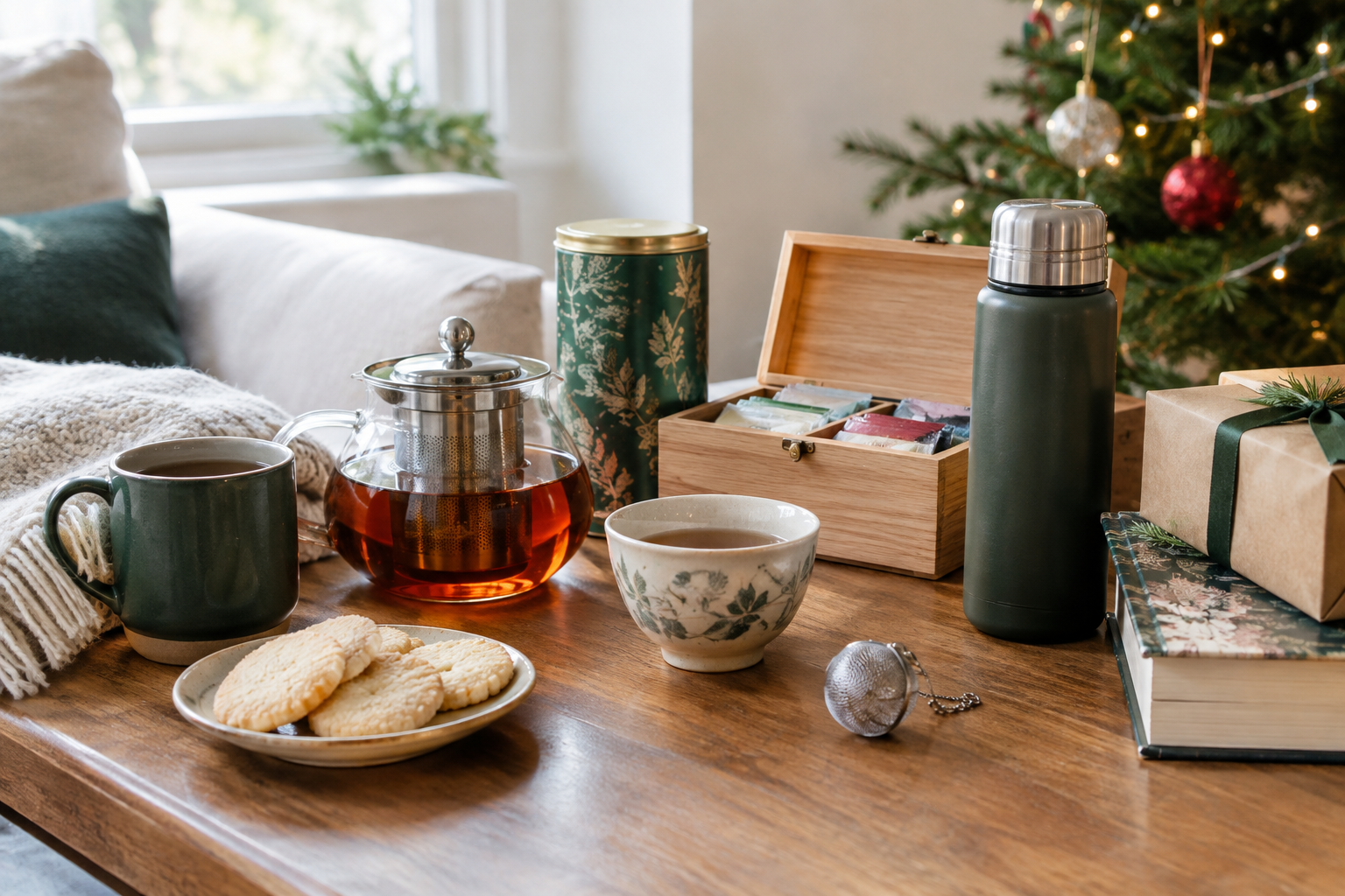 Illustrative tea gift styling; not a photo of the linked item