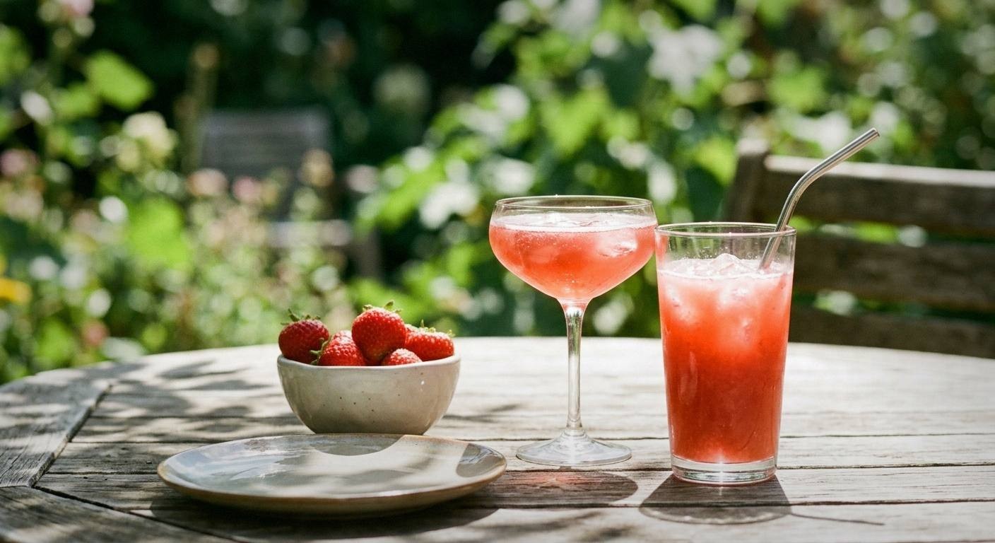 5 Stunning Strawberry Drinks to Make Before Summer Ends