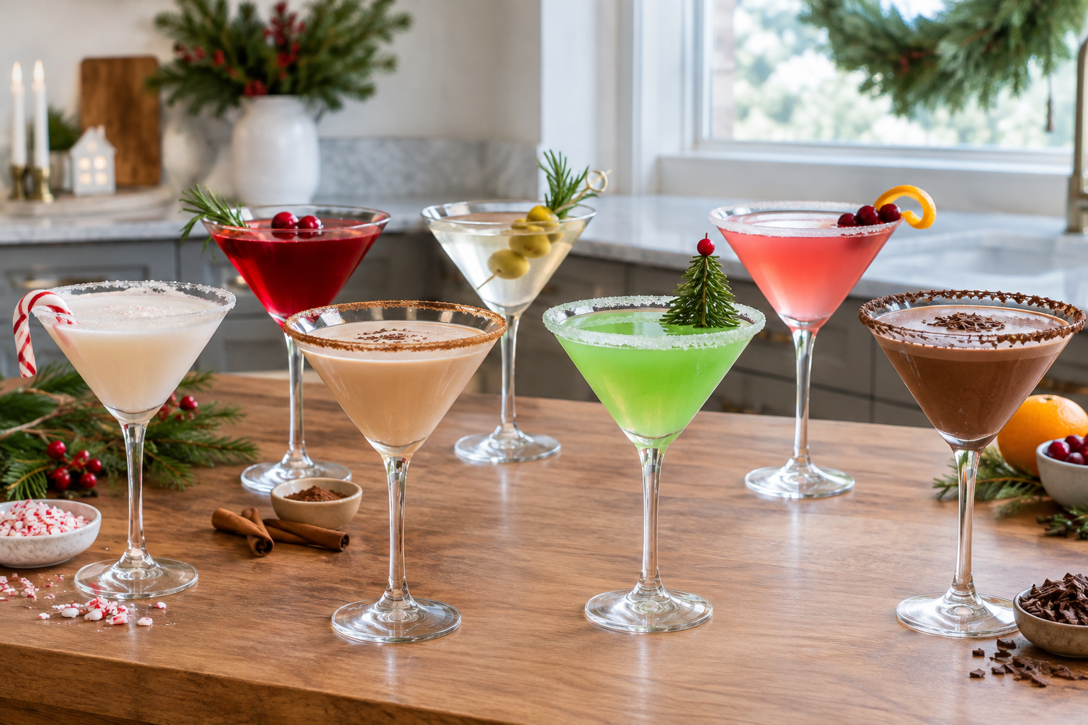 8 Christmas Martini Recipes for Holiday Parties