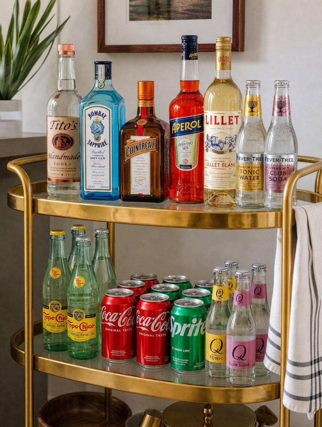 Apartment Bar Cart Ideas Under $50