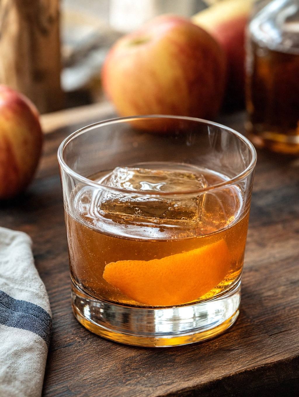 Apple Cider Old Fashioned Cocktail