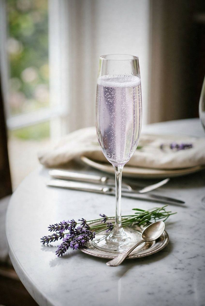 Lavender Lemon Spritz. Existing illustration; not evidence of kitchen testing.