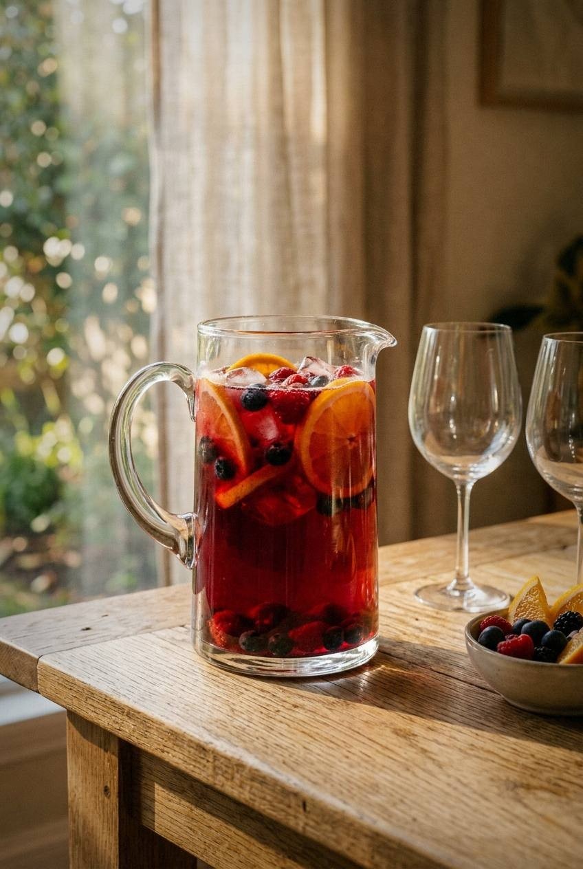 Hibiscus Fruit Cooler. Existing illustration; not evidence of kitchen testing.