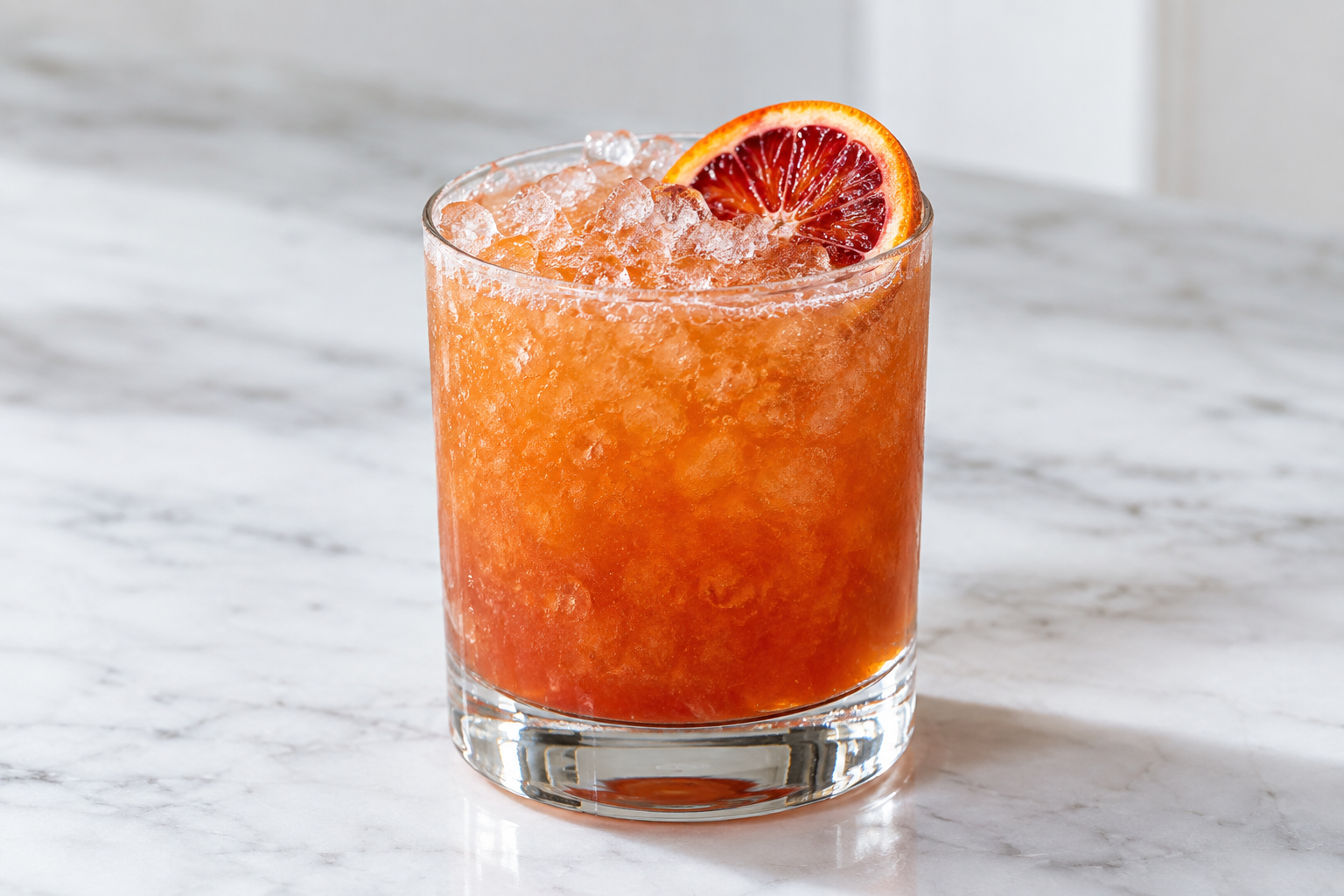 Blood Orange Bourbon Smash