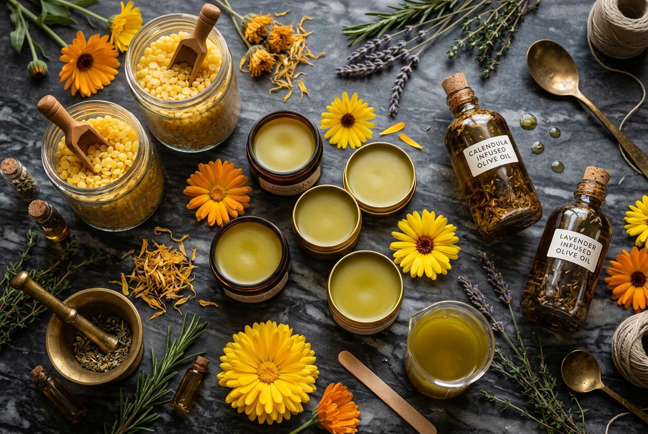 Botanical Healing Salves: How to Make Your First Herbal Remedy