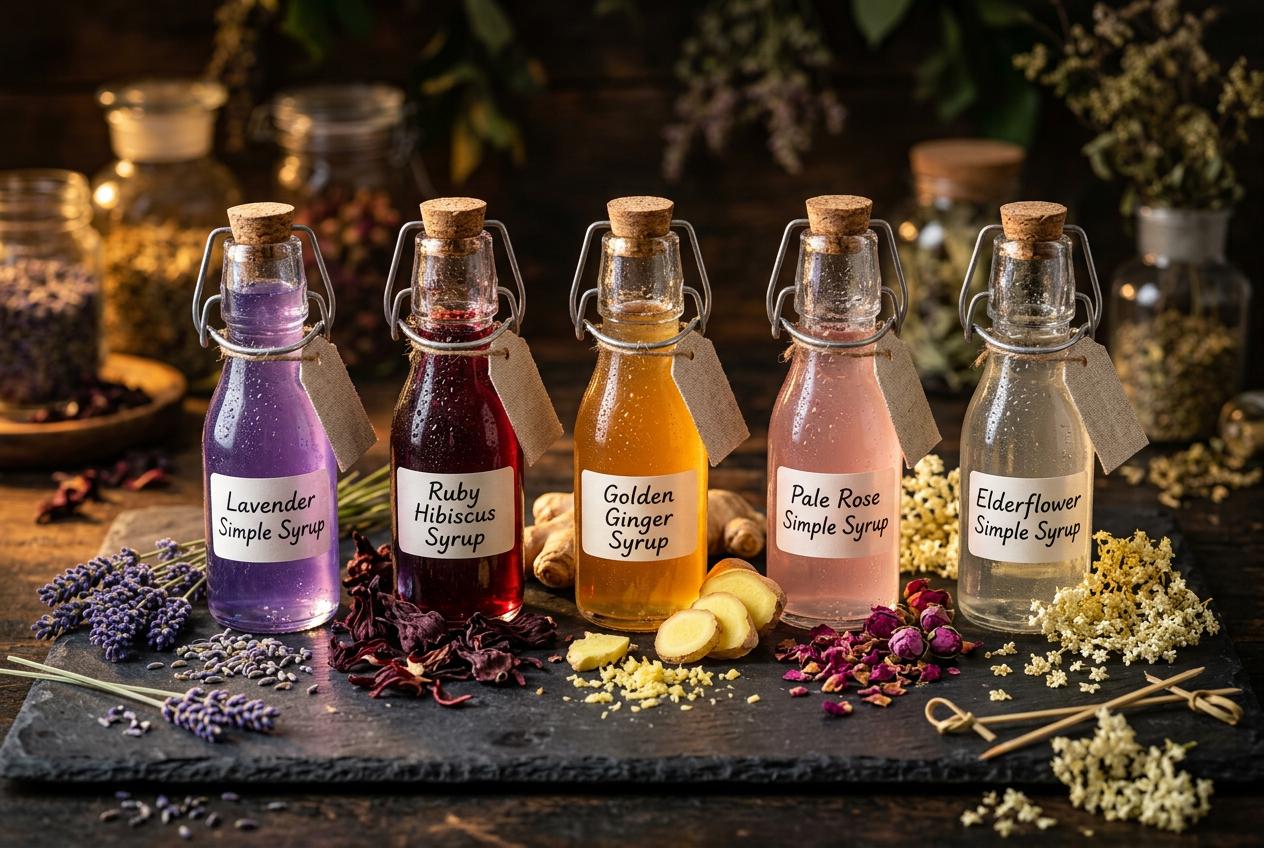 Botanical Simple Syrups: 8 Flavors to Elevate Every Drink