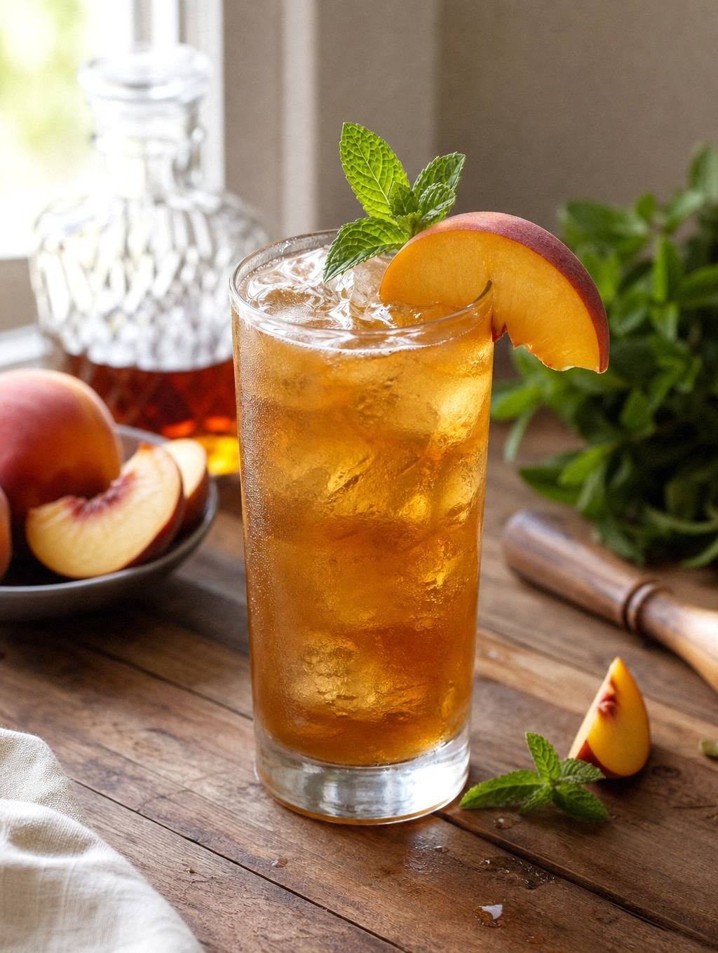 Bourbon Peach Sweet Tea