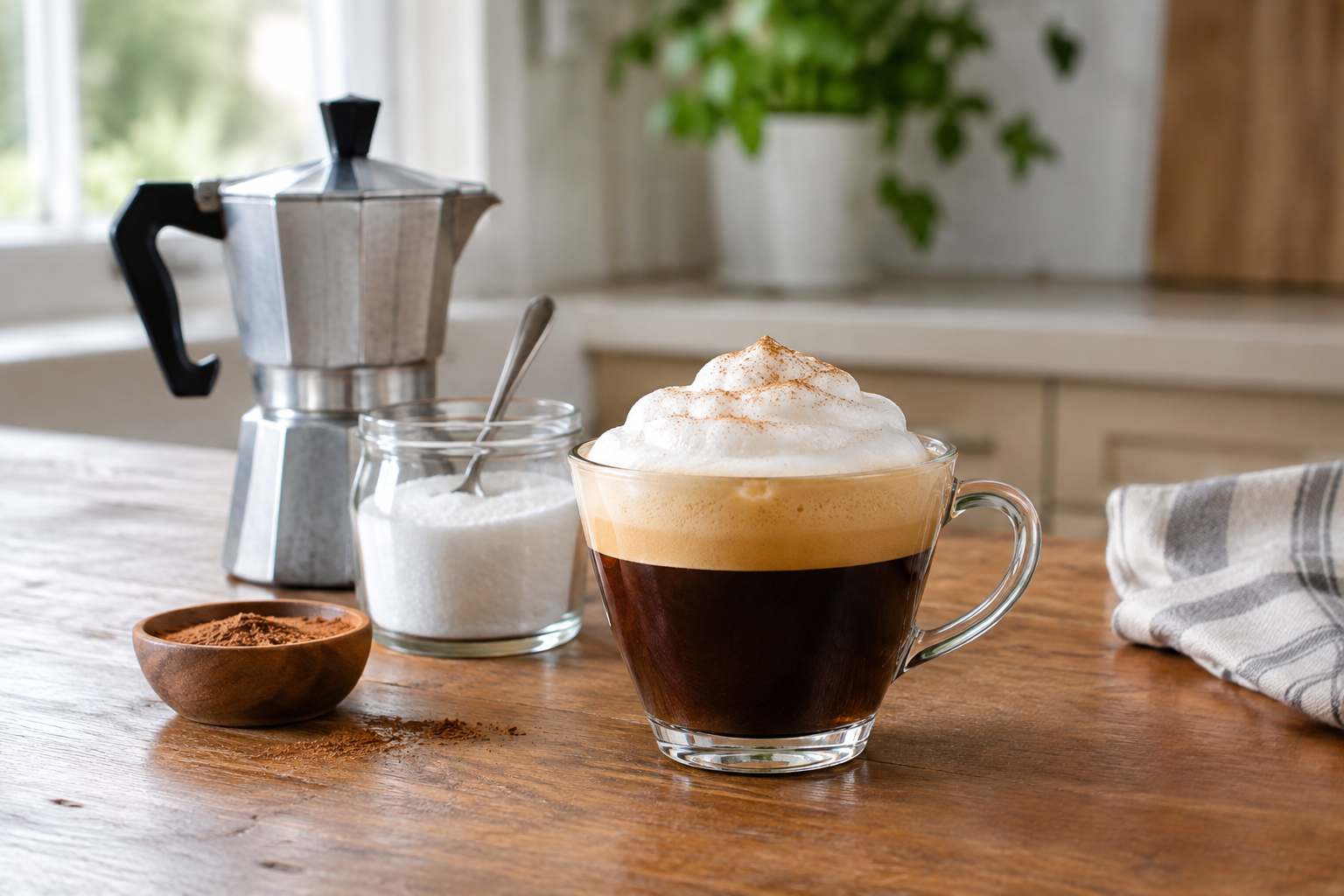 Cafe Cubano Recipe with Sugar Espuma
