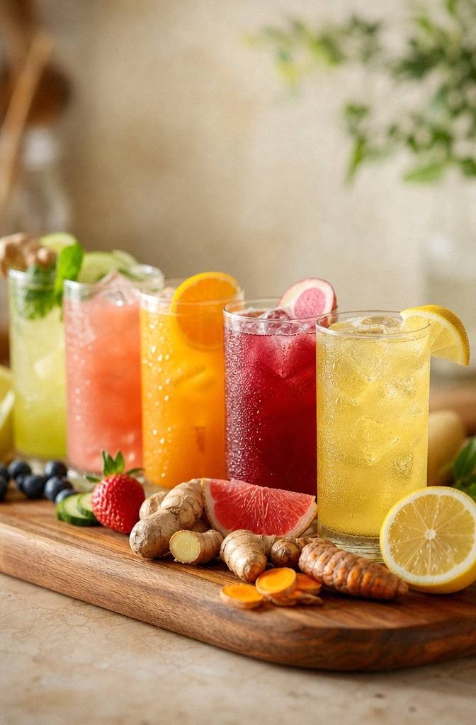 Ginger Turmeric Tonic in a glass