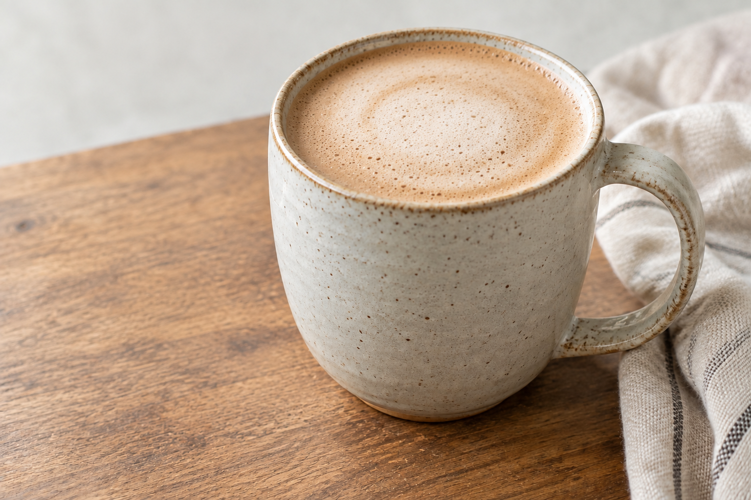 Chestnut Praline Latte with Make-Ahead Syrup