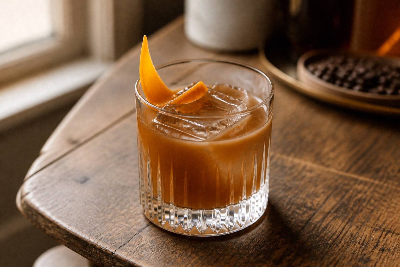 Chocolate Bourbon Espresso Old Fashioned