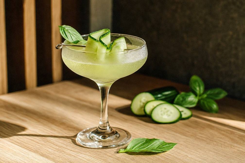 The Ultimate Cucumber Basil Martini