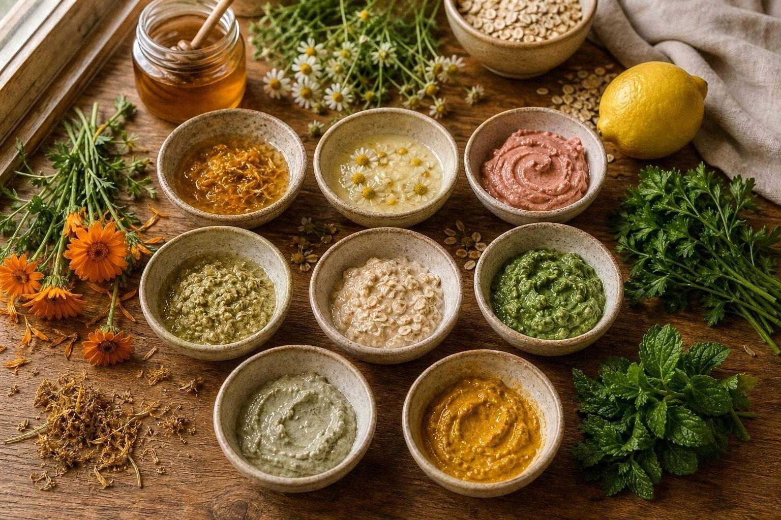 8 DIY Herbal Face Mask Recipes for Glowing Skin