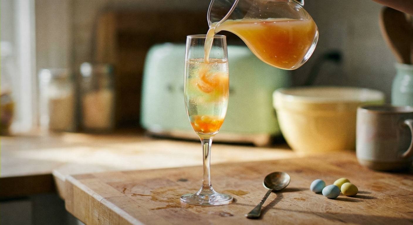 Easter Mocktail Recipes for Adults serving illustration