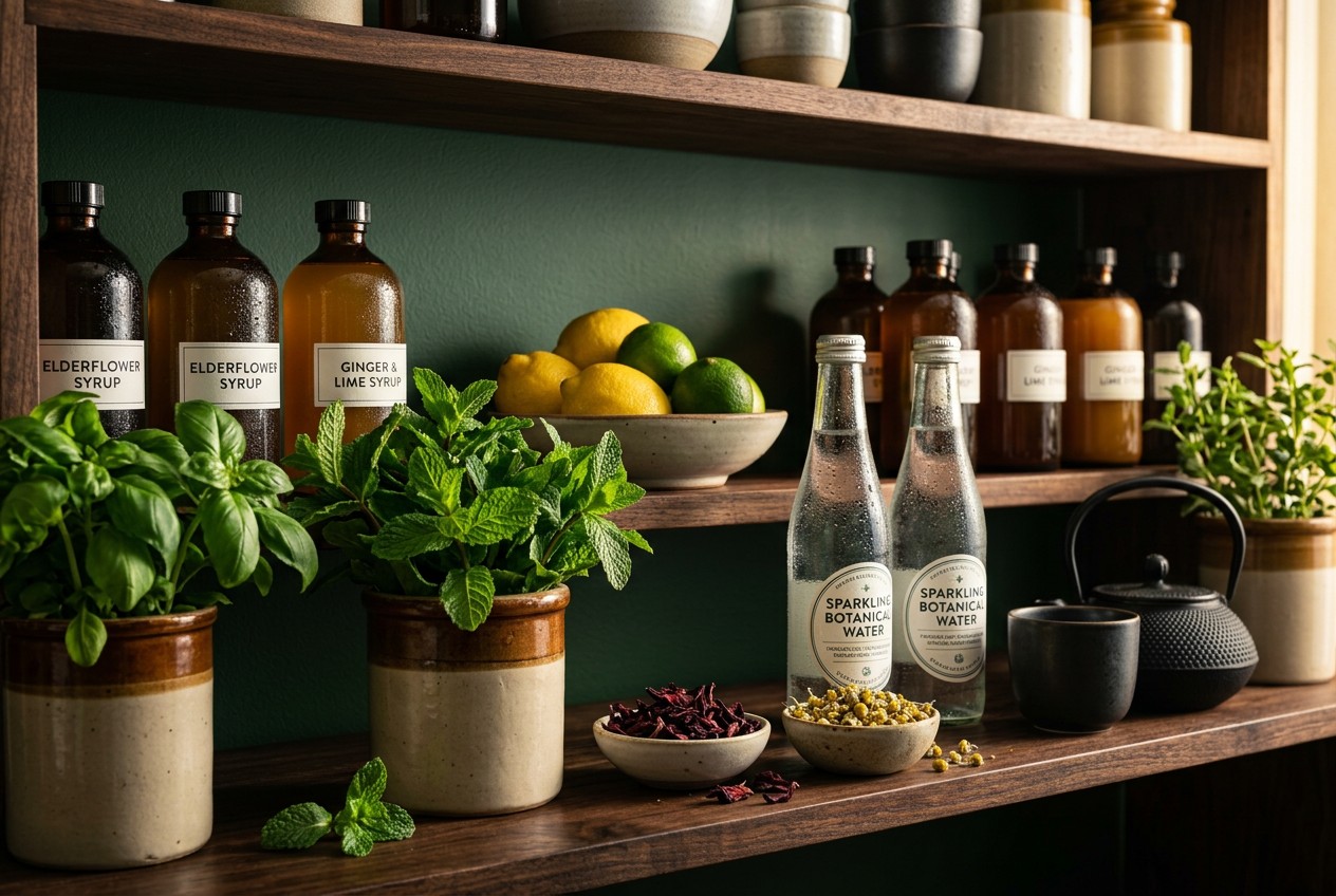 Essential Mocktail Ingredients: Stock Your Botanical Bar