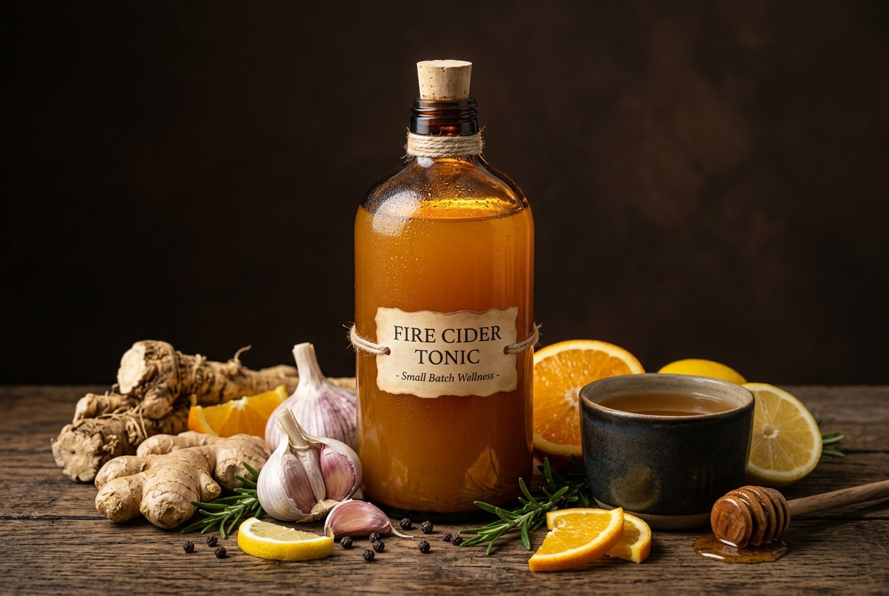Fire Cider Wellness Tonic: Immune Boosting Recipe