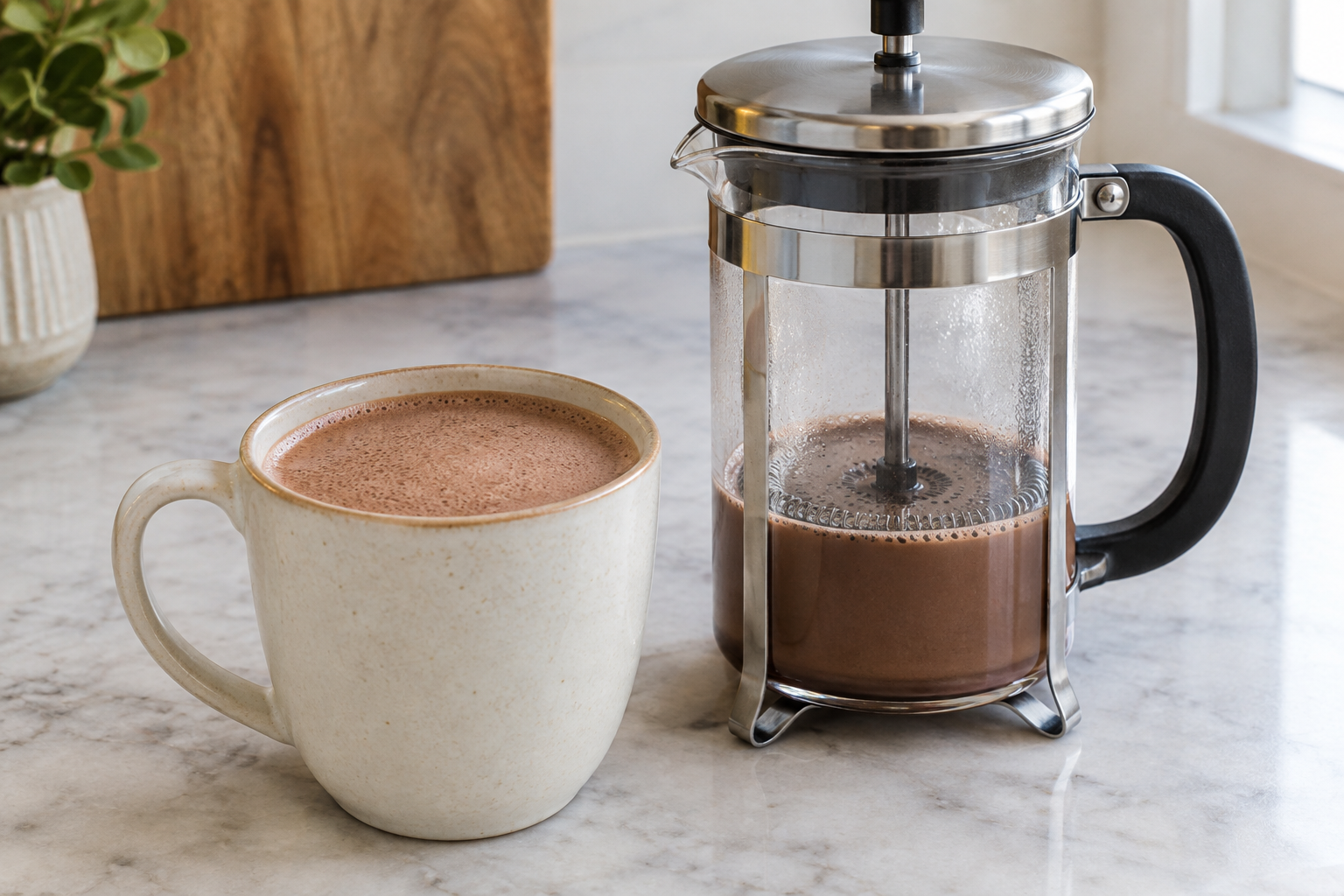 French Press Hot Chocolate