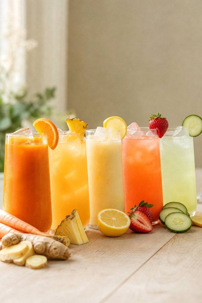 Carrot Ginger Juice in a glass