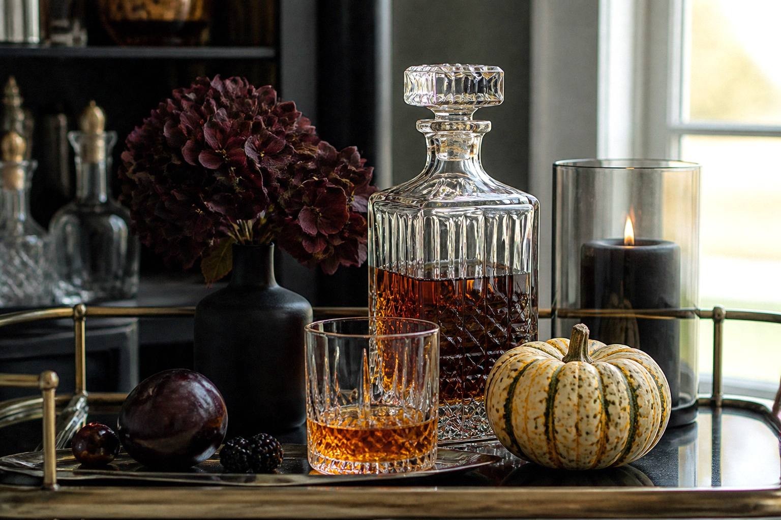 Halloween Bar Cart Ideas for an Elegant Party