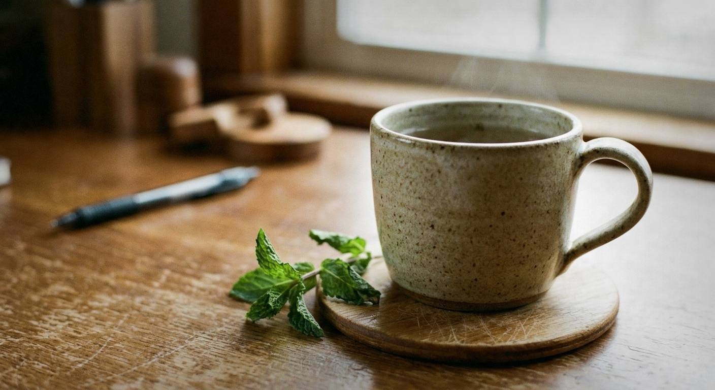 Botanical ingredients and preparation for Fresh Mint Tea and Headache Evidence: A Culinary Recipe