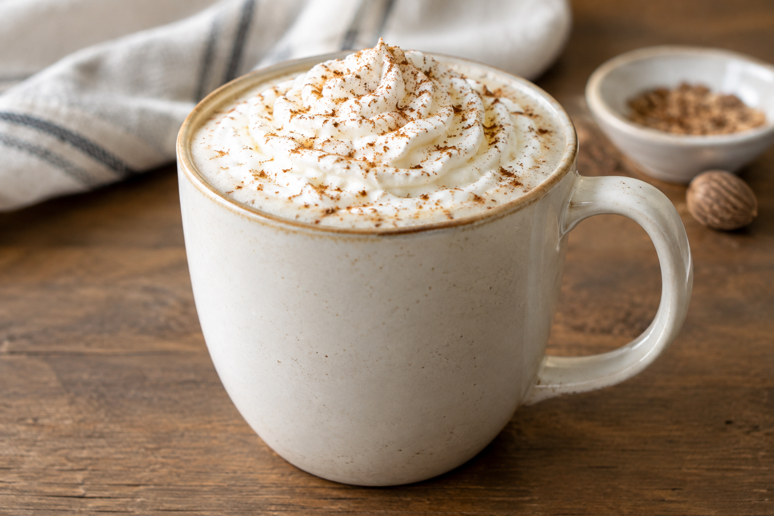 Homemade Eggnog Latte Recipe