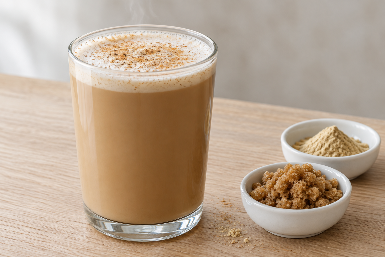 Homemade Gingerbread Latte for Cold Mornings