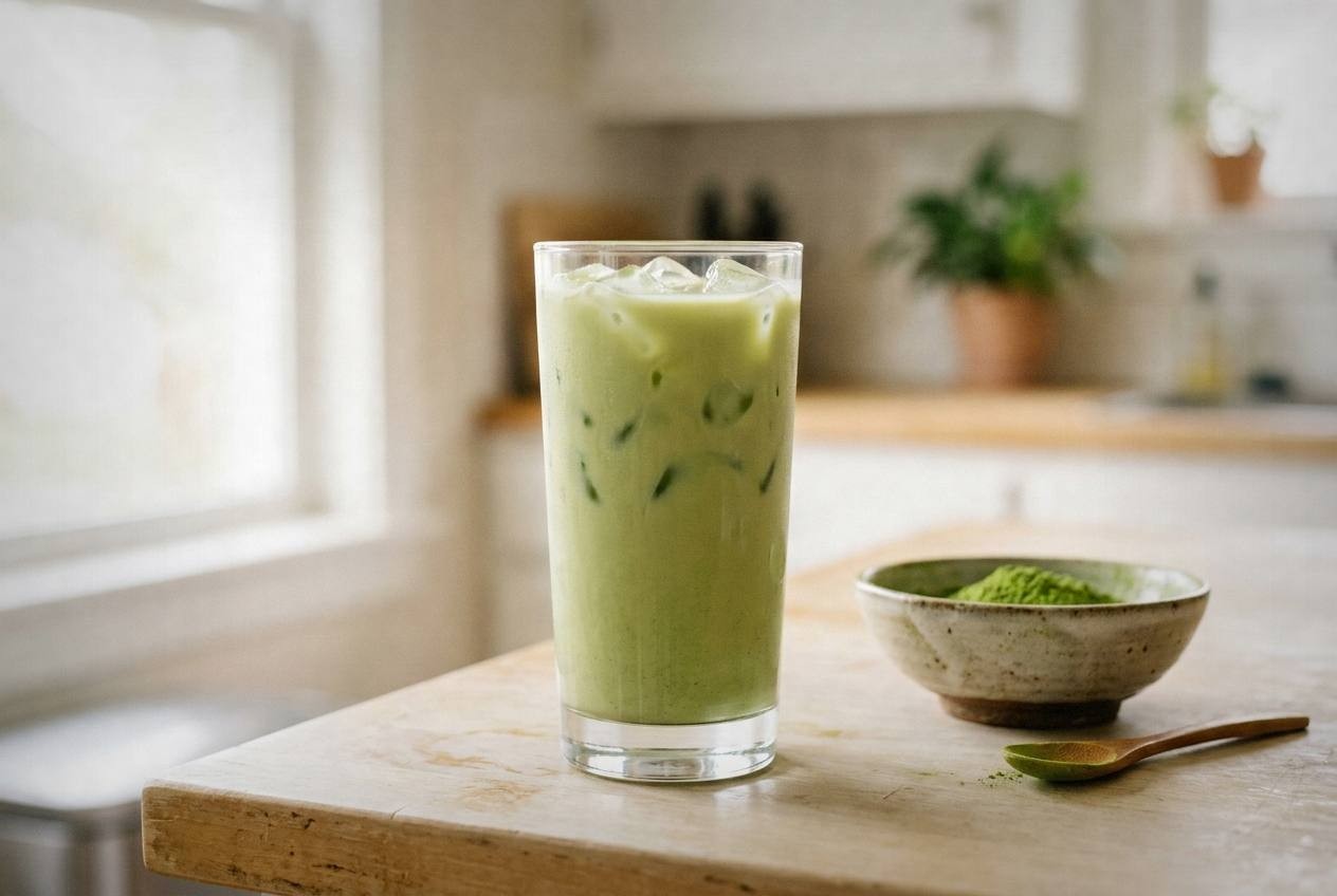 Iced Matcha Latte Recipe Better Than the Coffee Shop