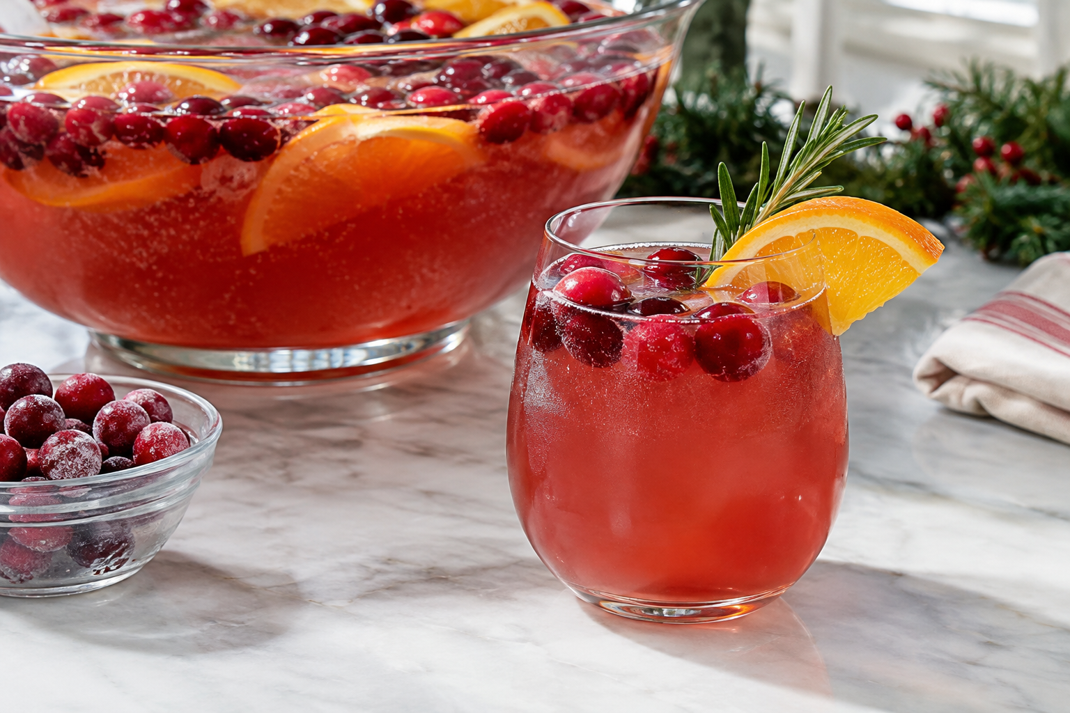 Jingle Juice Holiday Punch for a Crowd