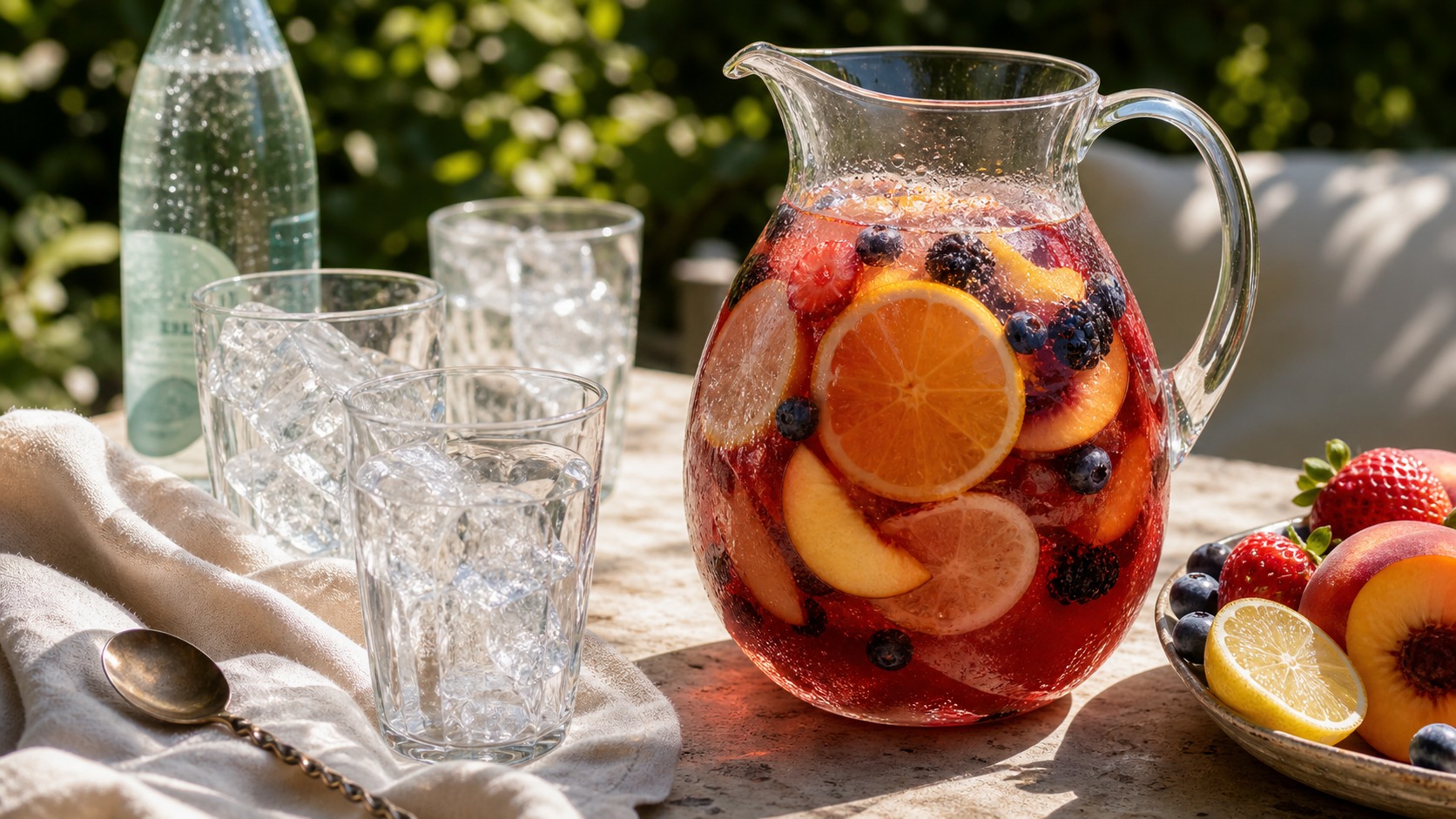 Non-Alcoholic Sangria Recipe for Summer Pitchers