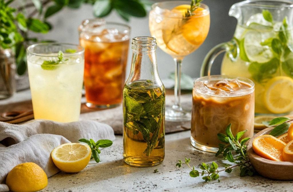 One Herb Syrup for Five Summer Drinks You Will Actually Make