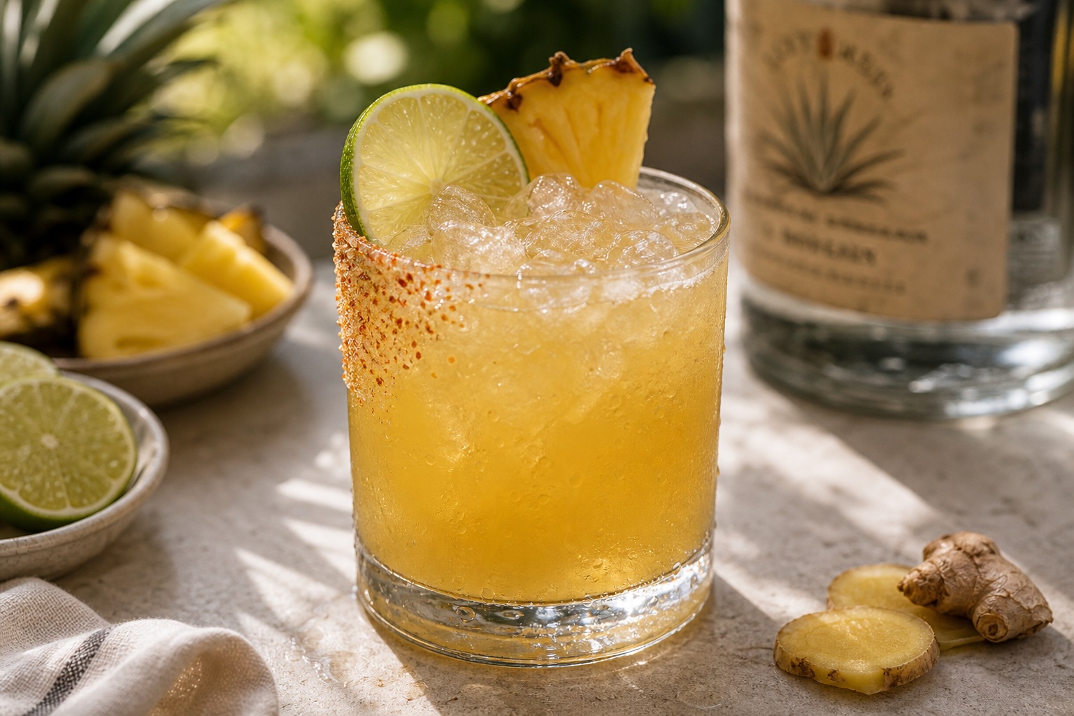 Pineapple Ginger Mezcalita