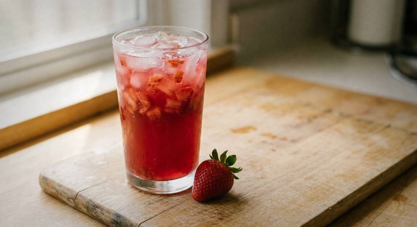 Strawberry Hibiscus Agua Fresca for Hydration and Glow