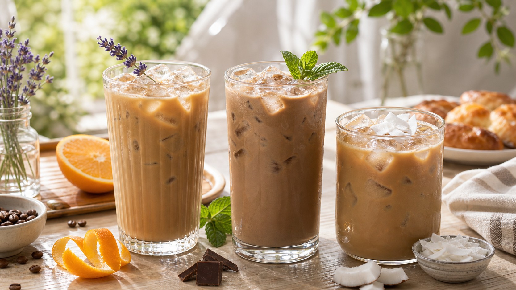 Summer Iced Coffee Drinks