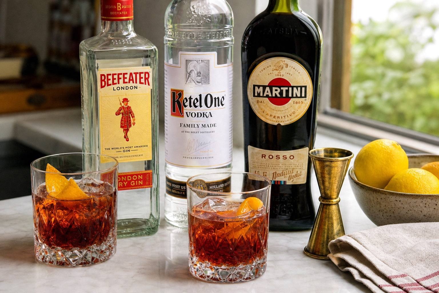 The Three-Bottle Home Bar for a Small Apartment