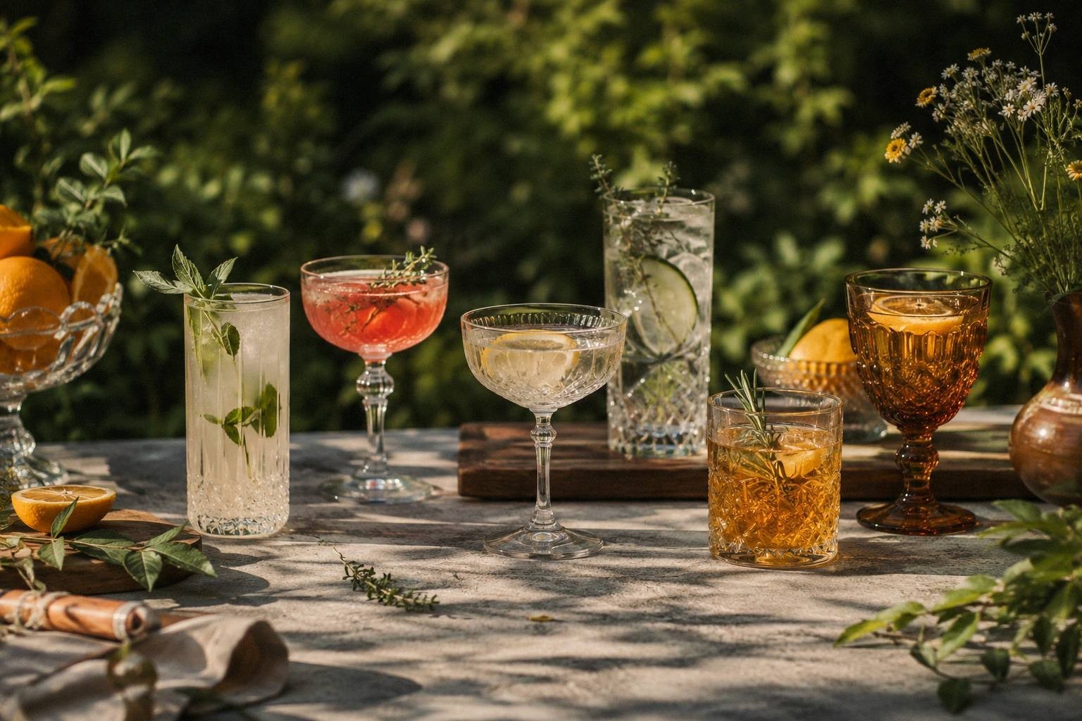 Vintage Glasses That Make Mocktails Feel Like Cocktails