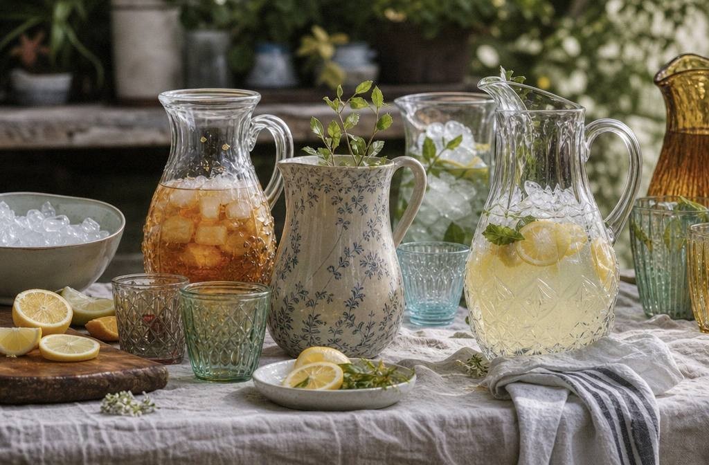 Vintage Pitchers That Make Batch Drinks Look Planned